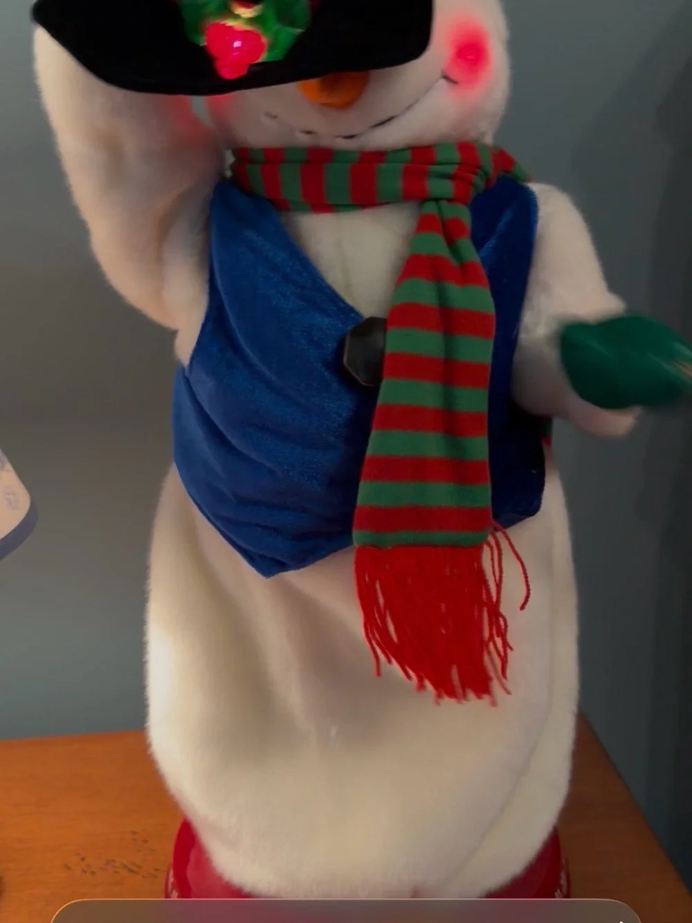 Vintage Rare 2004 Gemmy Holiday Spinning Singing “Snow Miser” Animated Snowman